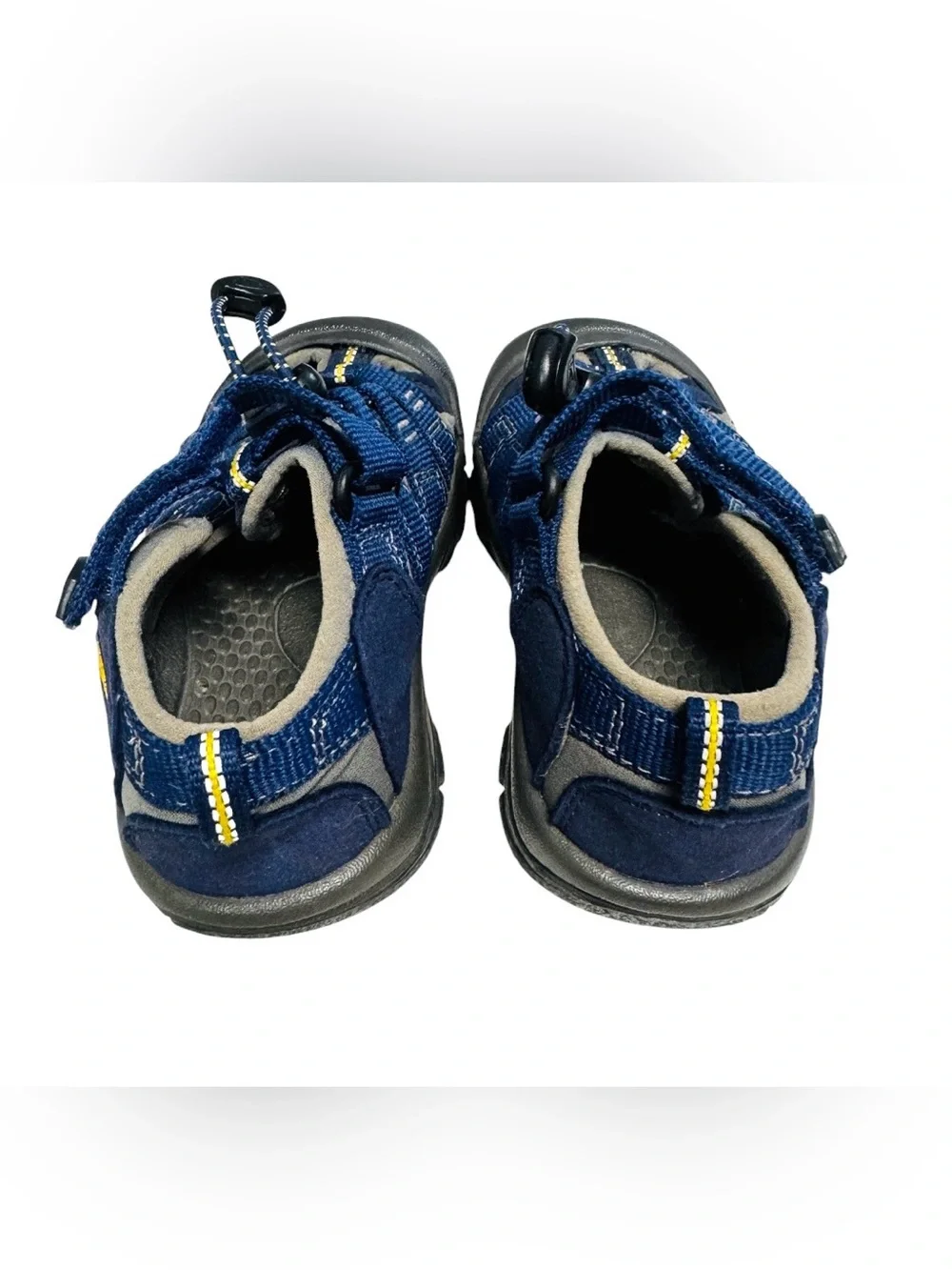 Keen Kids Newport H2  Navy and Gray Closed-Toe Sport Sandals Waterproof Size 9